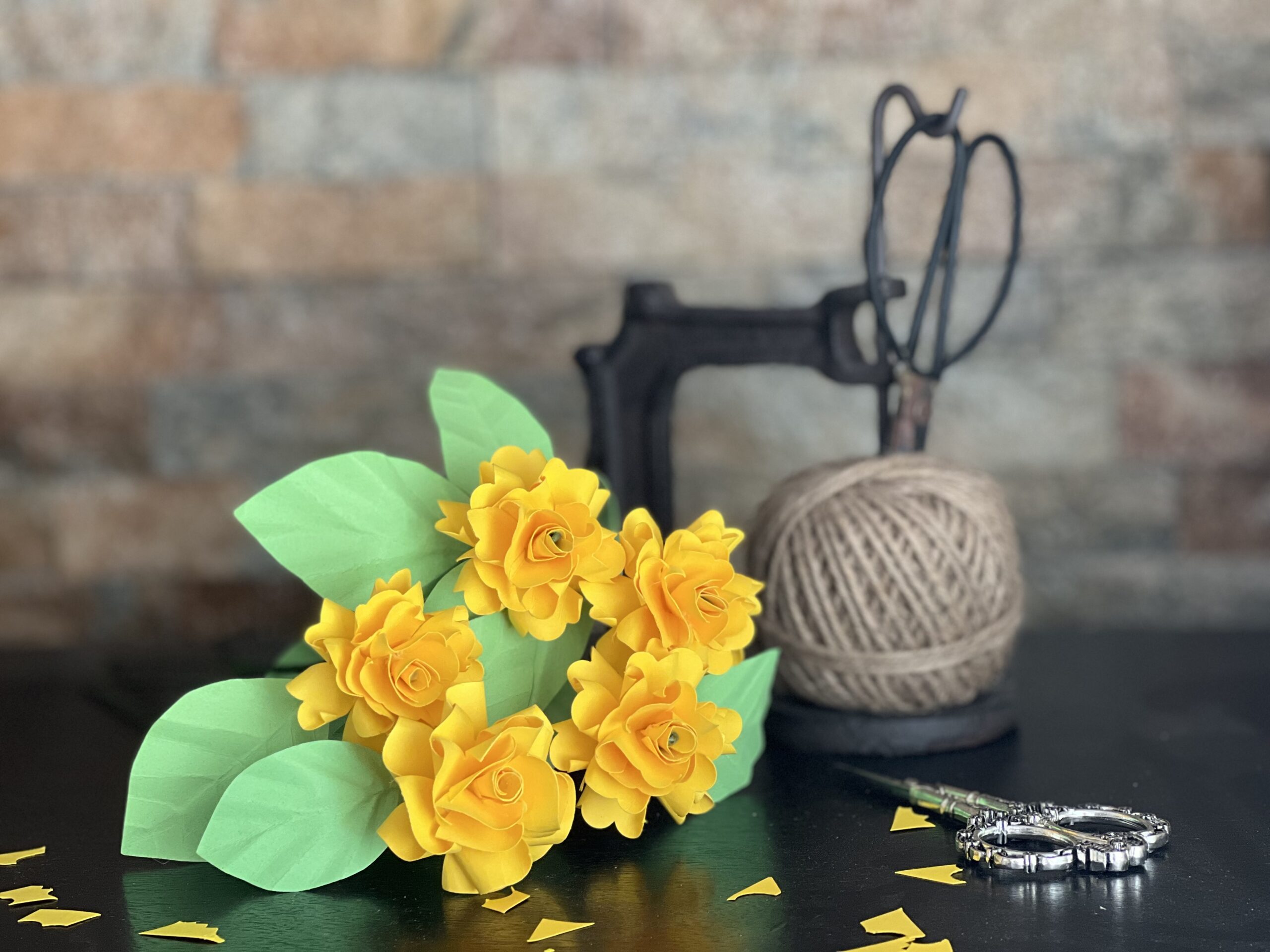 Flores de papel fáciles